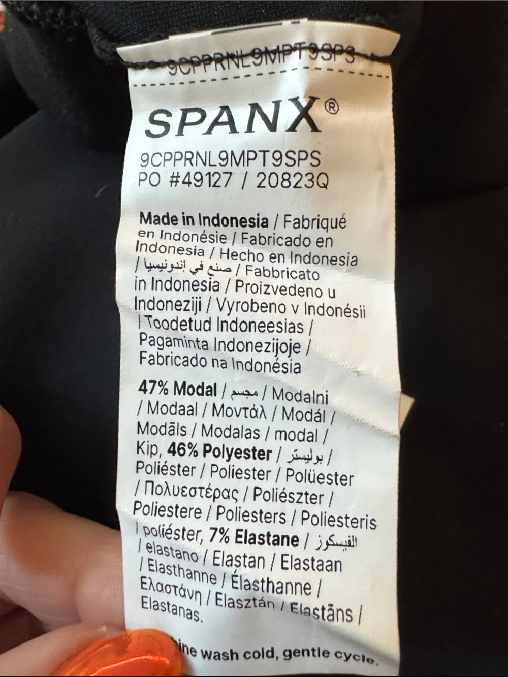 SPANX AirEssentials Barrel Leg Pants Black Size Large